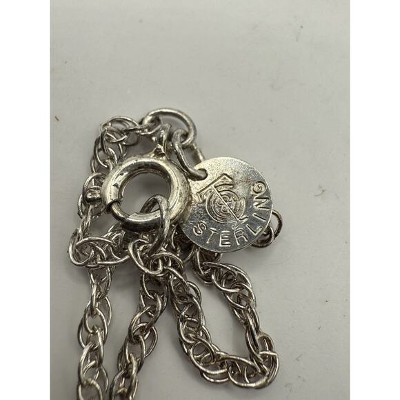 Tiffany & Co Sterling Charm Pendant VINTAGE Teddy Bear Articulate Moveable Arms - Picture 5 of 5